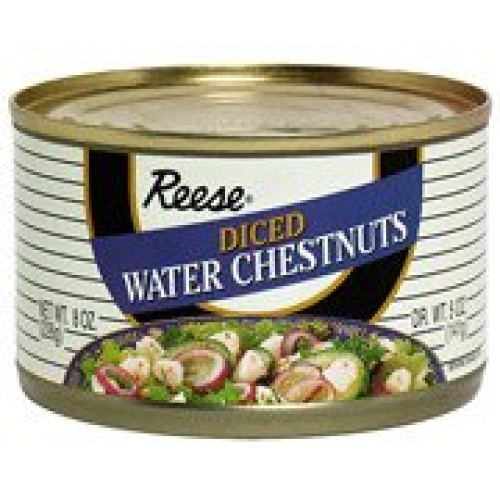 Reese Diced Water Chestnuts, 8 Oz Pack Of 24