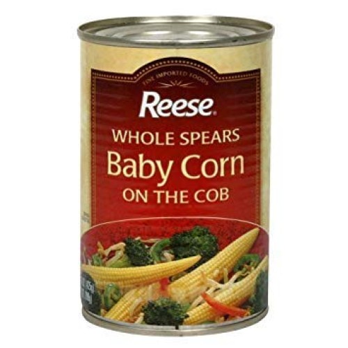 Reese Baby Corn/Tin 15-Ounces Pack Of 6