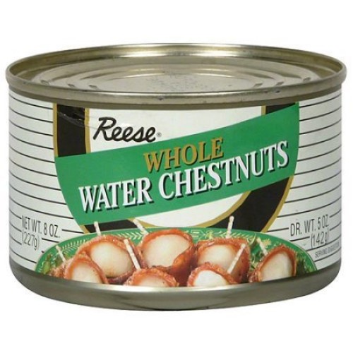 Reese Whole Water Chestnuts, 8 Oz Pack Of 24