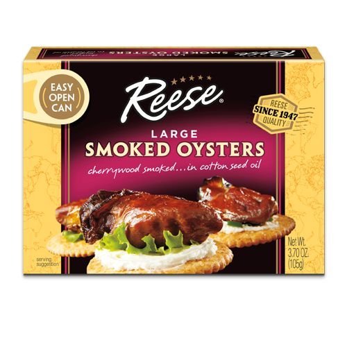 Reese Large Smoked Oysters - 3.7 Oz