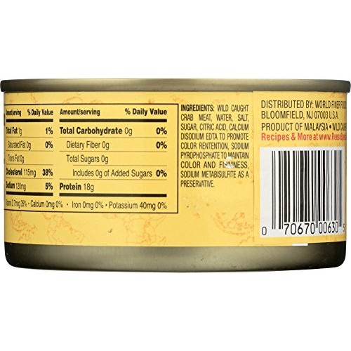 Reese All White Crabmeat, 6-Ounces Pack Of 12