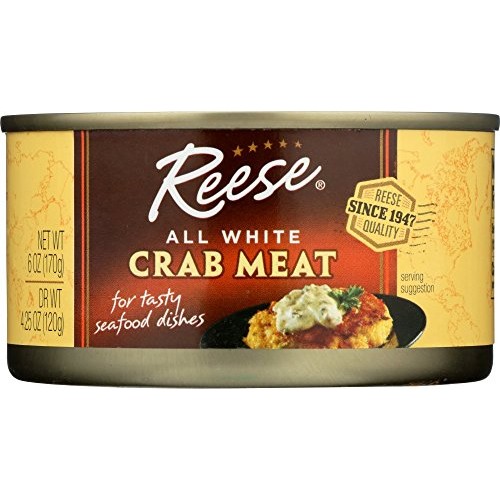 Reese All White Crabmeat, 6-Ounces Pack Of 12