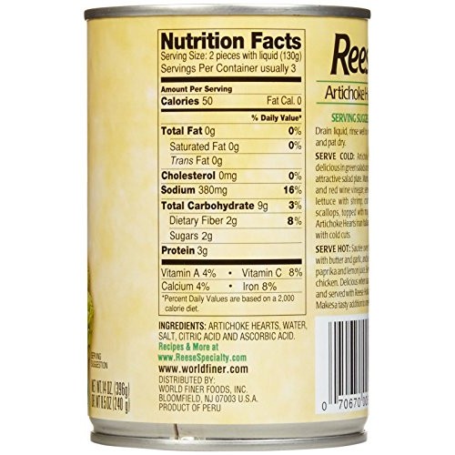 Reese, Artichoke Hearts, 14 Ounce