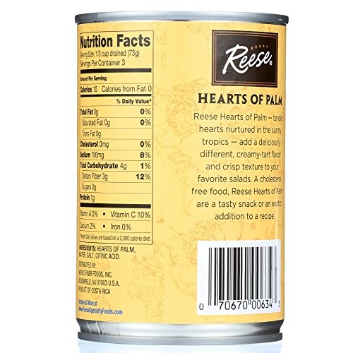 Reese Hearts Of Palm Slices, 14 Ounces Pack Of 6
