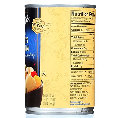 Reese Hearts Of Palm Slices, 14 Ounces Pack Of 6