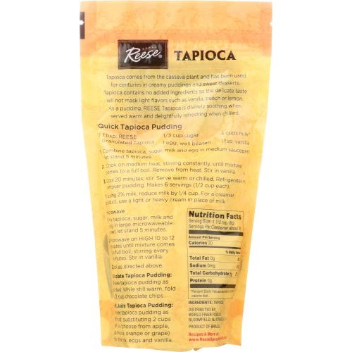 Reese Instant Granulated Tapioca, 8-Ounces Pack Of 6