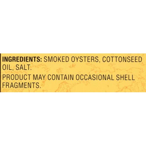 Reese Large Smoked Oysters, 3.7-Ounces Pack Of 10