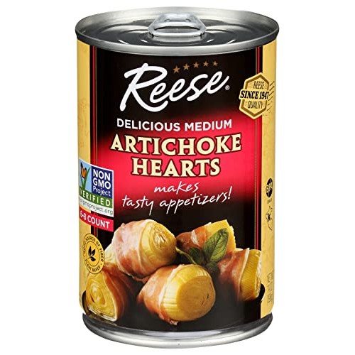 Reese Medium Artichoke Hearts Non Gmo, 14 Ounce Pack Of 12