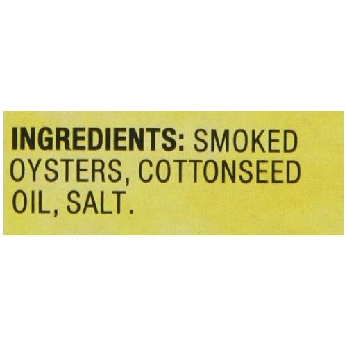 Reese Medium Smoked Oysters, 3.7-Ounces Pack Of 10