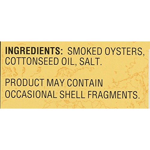 Reese Medium Smoked Oysters, 3.7-Ounces Pack Of 10
