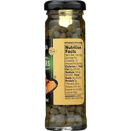 Reese Non Pareil Capers, 3.5-Ounces Pack Of 12