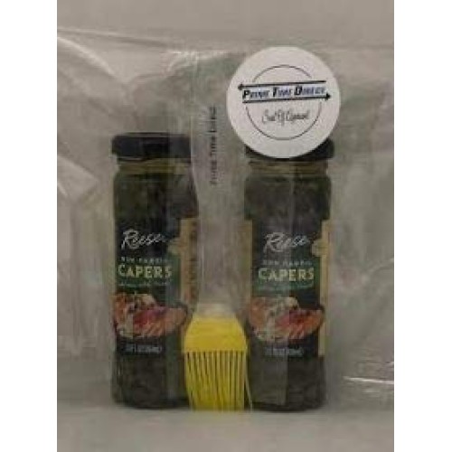 Reese Non Pareil Capers, 3.5 Oz Pack Of 2 Bundled With Primeti