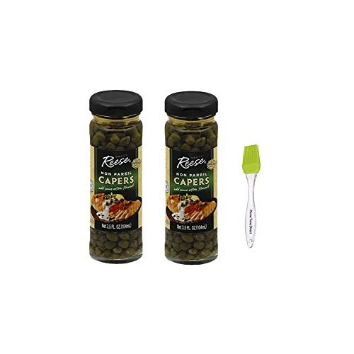 Reese Non Pareil Capers, 3.5 Oz Pack Of 2 Bundled With Primeti