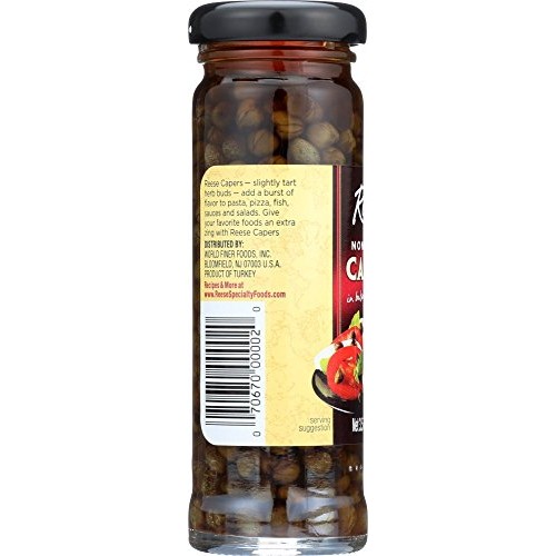 Reese Non Pareil Capers With Balsamic, 3.5-Ounces Pack Of 12