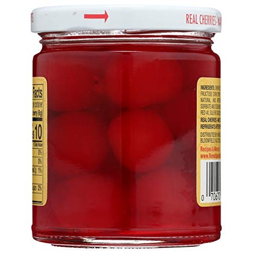 Reese Red Maraschino Cherries With Stems, 10 Oz
