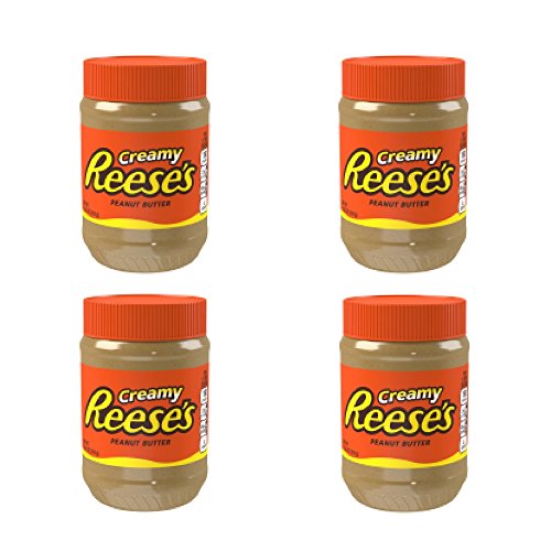 Reeses Creamy Peanut Butter, 18 Oz - Pack Of 4