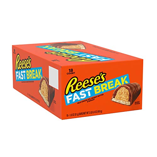 Reeses Fast Break Chocolate Candy Bar Pack Of 18 Reeses Fast Break Chocolate Candy Bar Pack Of 18