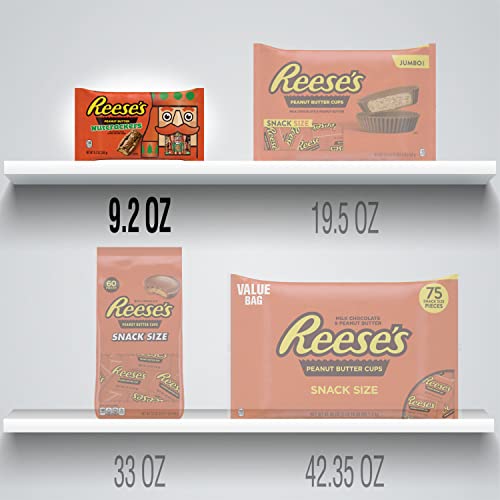 REESES Milk Chocolate Peanut Butter Creme Nutcrackers Candy, Ch...