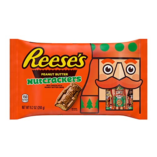 REESES Milk Chocolate Peanut Butter Creme Nutcrackers Candy, Ch...