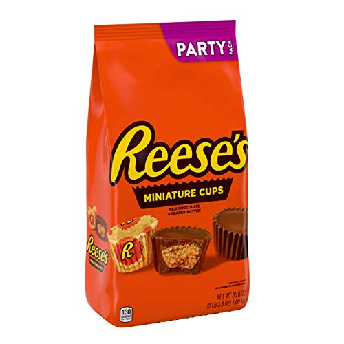 Reeses, Milk Chocolate Peanut Butter Cup Miniatures Party Bag,