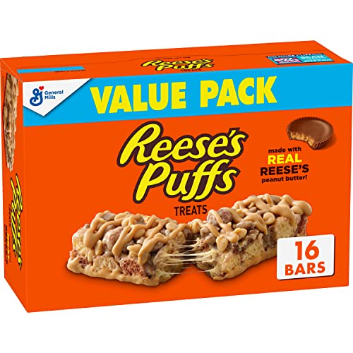 Reeses Puffs Breakfast Cereal Treat Bars, Peanut Butter &Amp; Cocoa