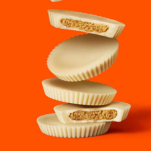 Reeses Thins White Peanut Butter Cups Candy, 7.37 Oz
