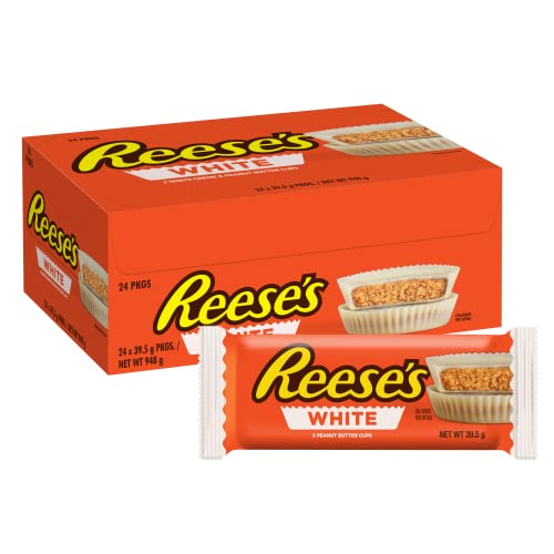 Reeses White Creme Peanut Butter Cups, 24 Count - 1.5 Oz