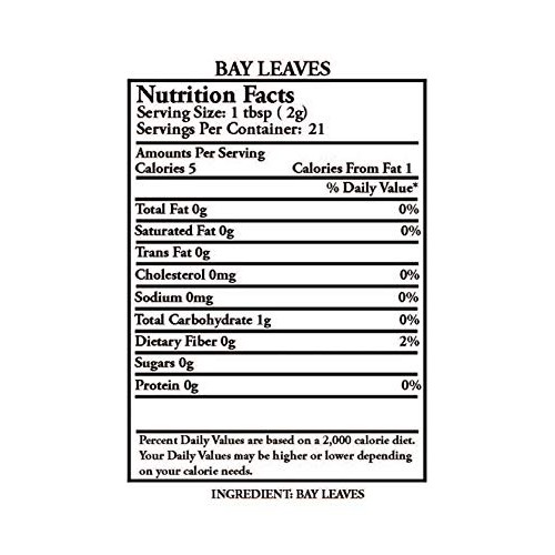 Regal Whole Bay Leaves Spice - Dried Bay Leaf Herb To Add Strong