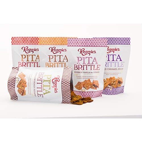 Regenies Pita Brittle - 5pack Salted Caramel Pecan, Bourbon V...