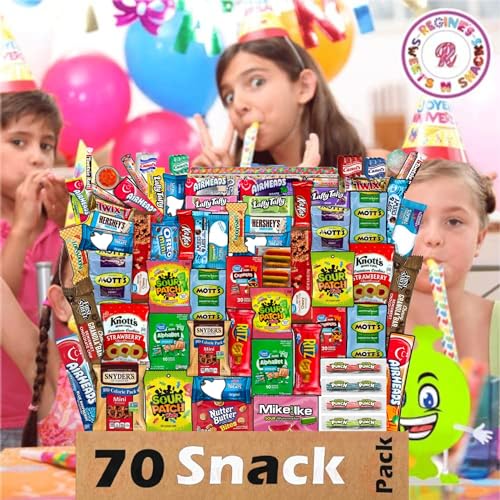 70 Counts 36 Flavors approximately 4lbs, Snack Box Assortment | ...