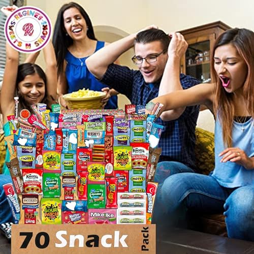 70 Counts 36 Flavors approximately 4lbs, Snack Box Assortment | ...