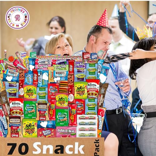 70 Counts 36 Flavors approximately 4lbs, Snack Box Assortment | ...