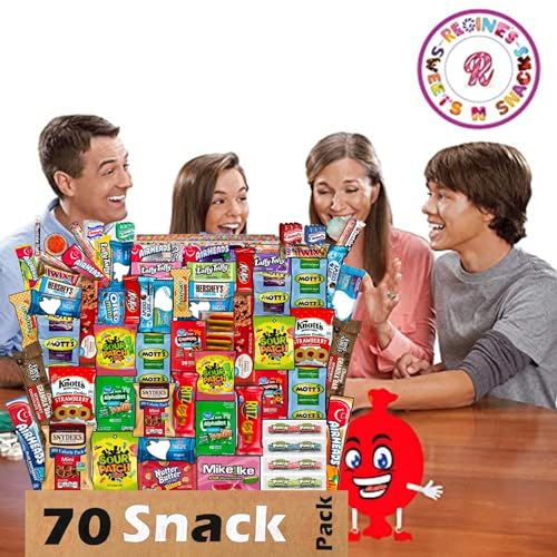 70 Counts 36 Flavors approximately 4lbs, Snack Box Assortment | ...