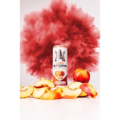 REIGN Storm, Peach Nectarine, Fitness & Wellness Energy Drink, 1...