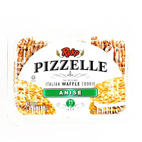 Reko Anise Pizzelle Cookies 5.25 Oz Each 6 Items Per Order, Not