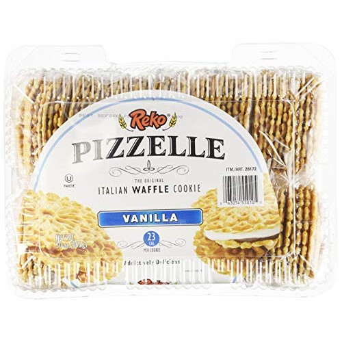 Reko Pizzelle Italian Waffle Cookie 20Oz. Vanilla