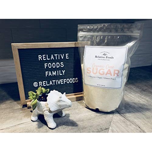 Relative Foods Usda Organic Cane Sugar, 5 Pounds, Packaged In Ou