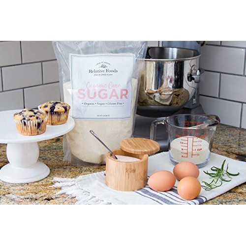 Relative Foods Usda Organic Cane Sugar, 5 Pounds, Packaged In Ou