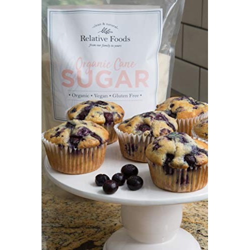 Relative Foods Usda Organic Cane Sugar, 5 Pounds, Packaged In Ou