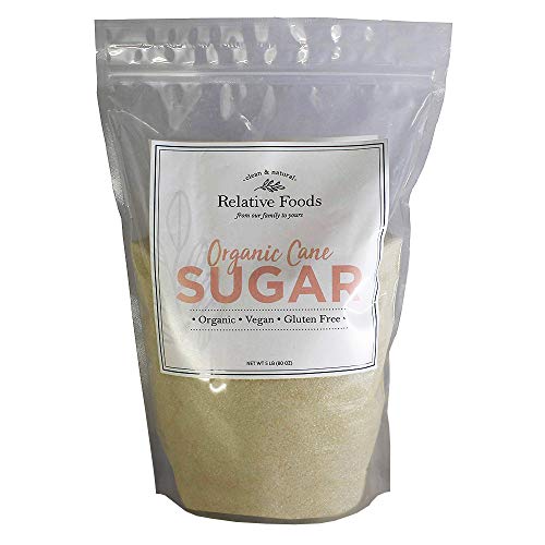 Relative Foods Usda Organic Cane Sugar, 5 Pounds, Packaged In Ou