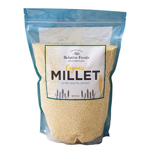Relative Foods Usda Organic Millet Hulled, Whole Grain Seeds, Gl