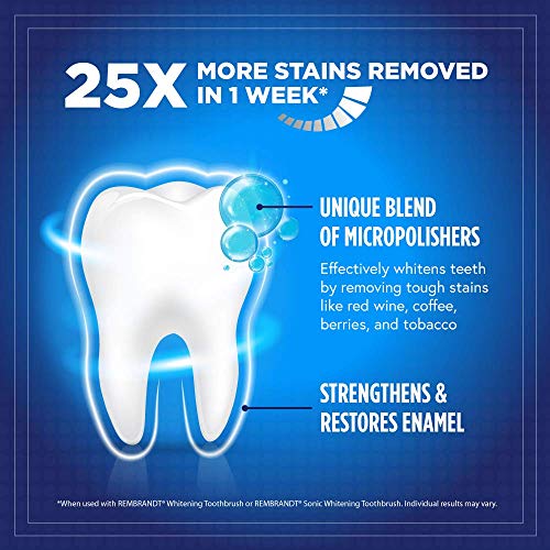 Rembrandt Intense Stain Whitening Toothpaste, Mint Flavor, 3.5-O