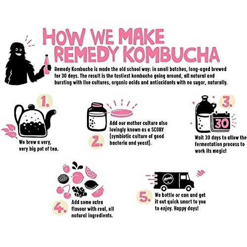 Remedy Kombucha Tea Organic Drink - Sugar Free, Keto, Vegan & Gl... Remedy Kombucha Tea Organic Drink - Sugar Free, Keto, Vegan & Gl...