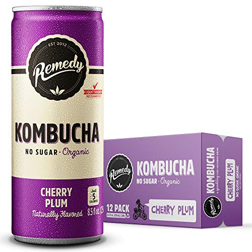 Remedy Raw Organic Kombucha Tea - Sparkling Live Cultured Drink