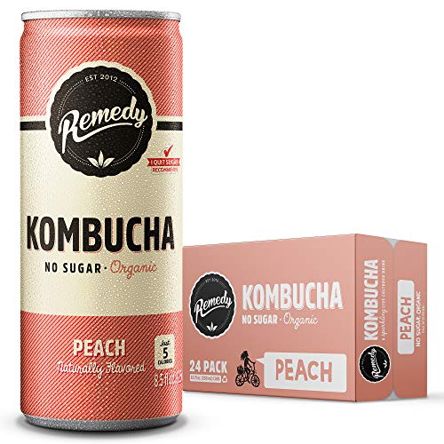 Remedy Raw Organic Kombucha Tea - Sparkling Live Cultured Drink