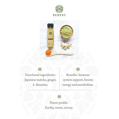 Remedy Organics Immunity Plus Shot, Variety 24-Pack | Boost Ener