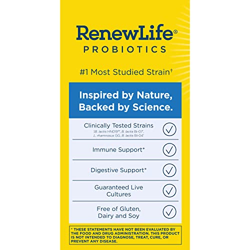 Renew Life Adult Probiotics, 30 Billion CFU Guaranteed, Probioti...