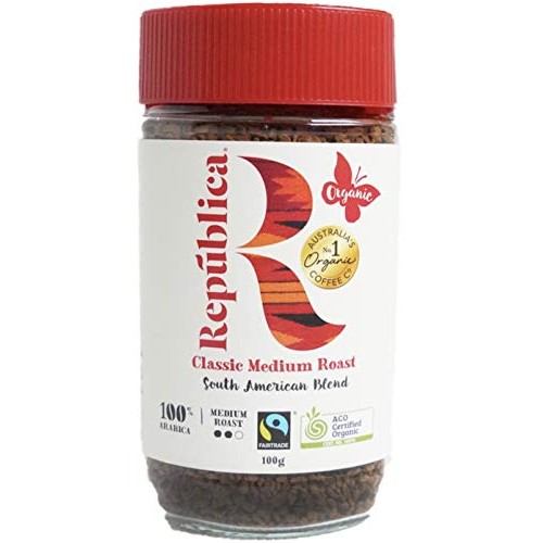 República Organic Instant Coffee, Café Instantáneo, South Americ