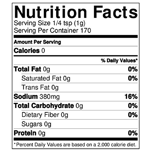 Gourmet Sea Salt Sampler: 4 X 6Oz. Packages, Pink Himalayan, Fre