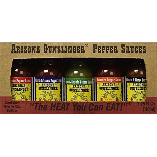 Retailsource Arizona Gunslinger Minis Variety Hot Sauces - 0.75